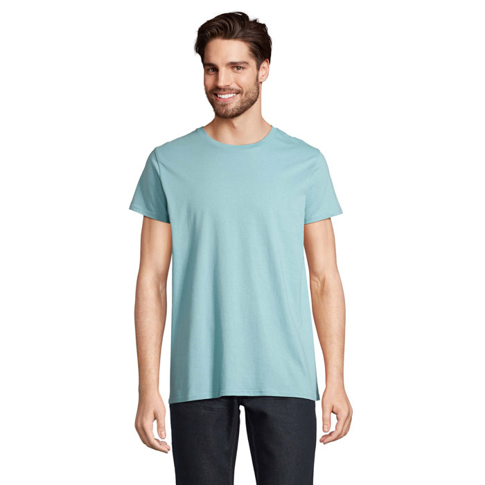 Tshirt coton bio promotionnel homme 150g - CRUSADER Bleu piscine